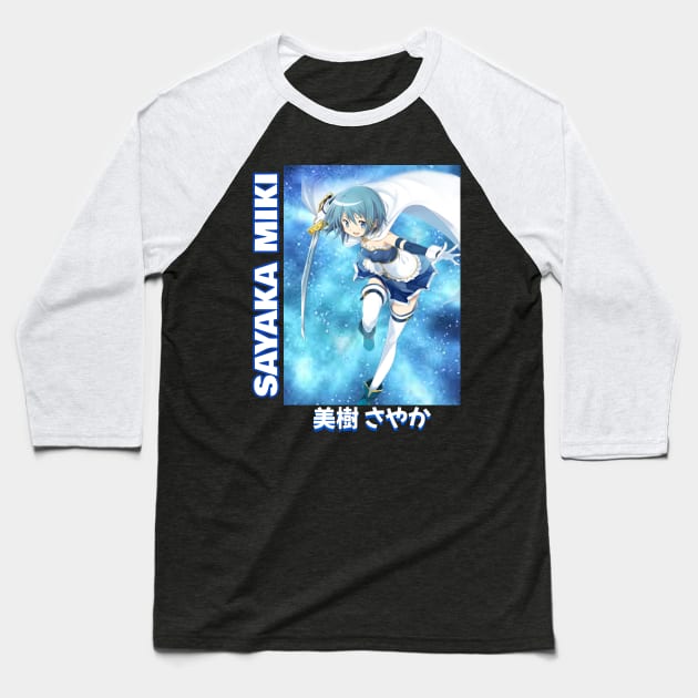Sayaka Galaxy Baseball T-Shirt by Earphone Riot
